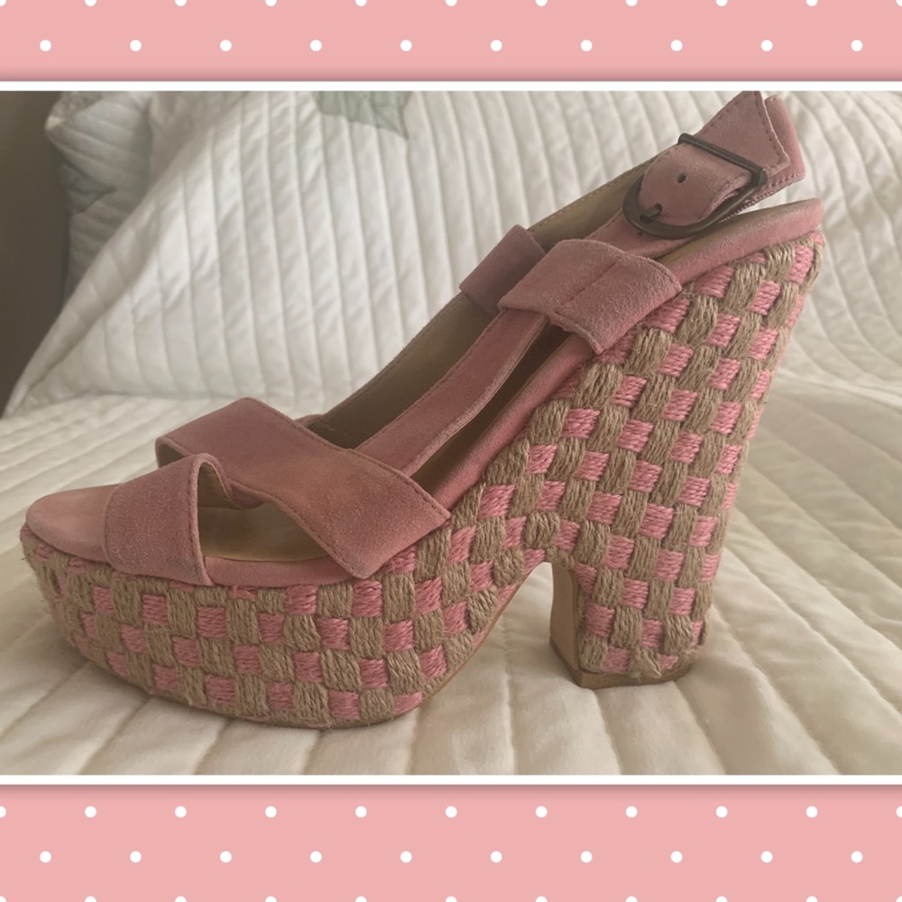 Colin Stuart Chunky Wedge Shoes